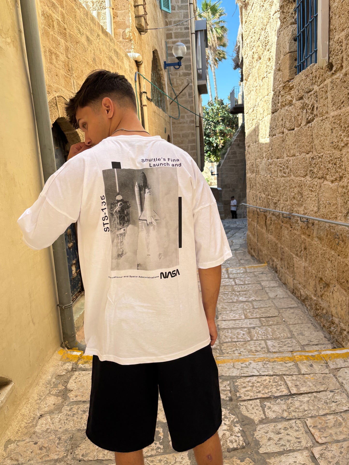 NASA- (לבן) חולצה קצרה