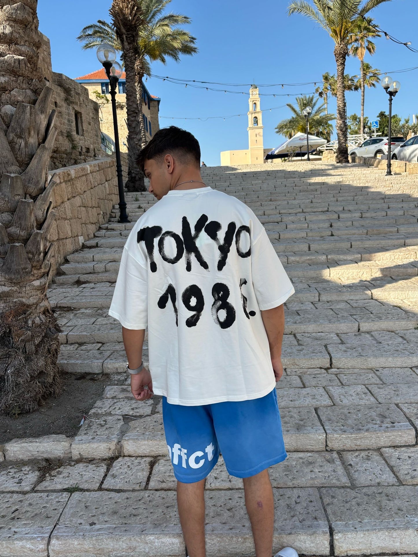 UNAFFECTED- (כחול) מכנס קצר