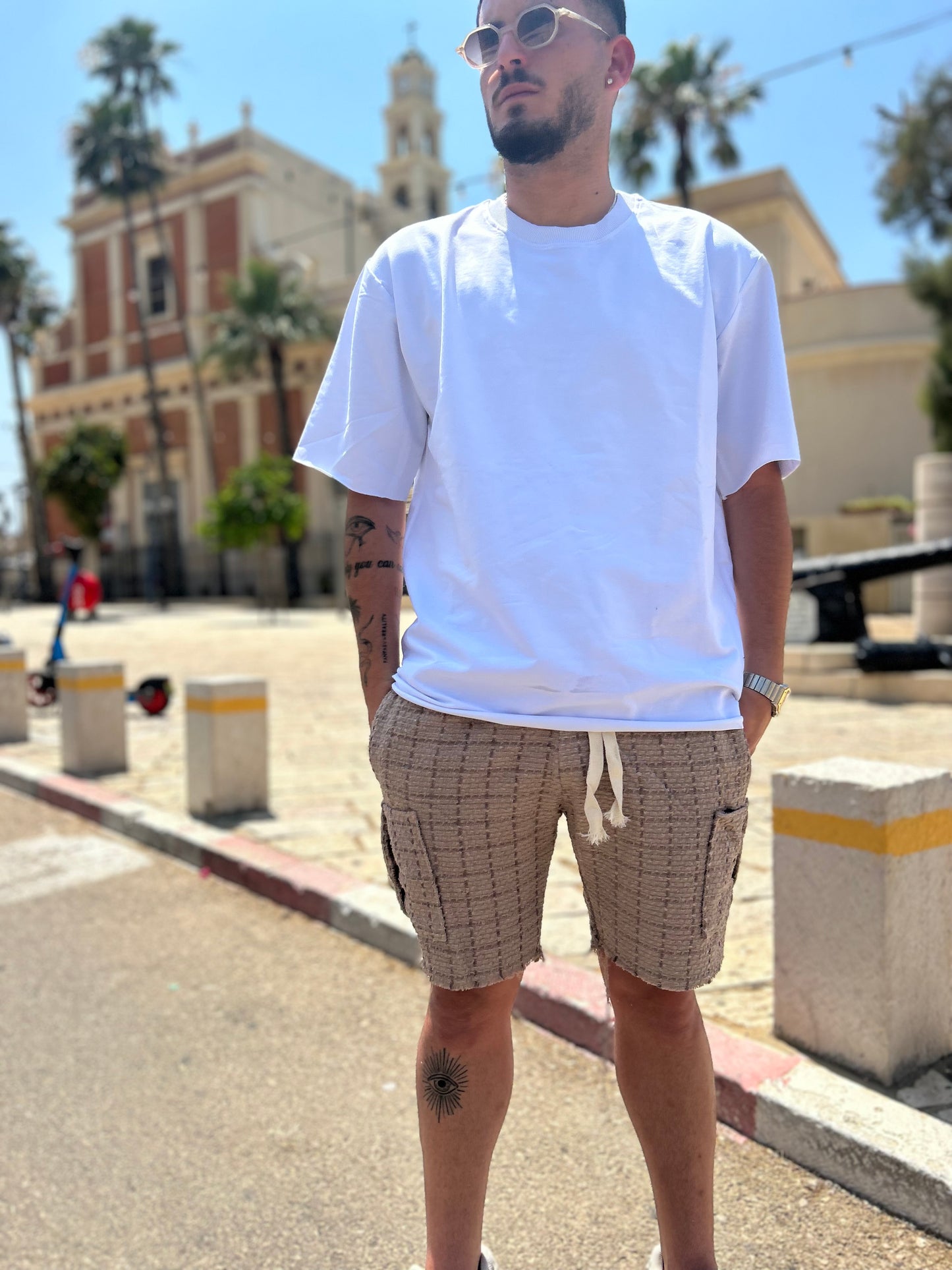 CALI - מכנס קצר (בז')
