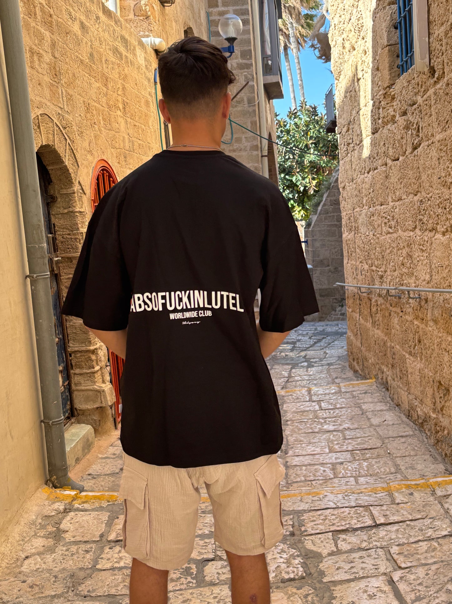 ABSO - חולצה קצרה (שחור)